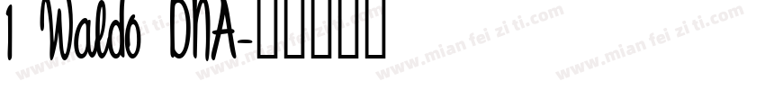 1 Waldo DNA字体转换